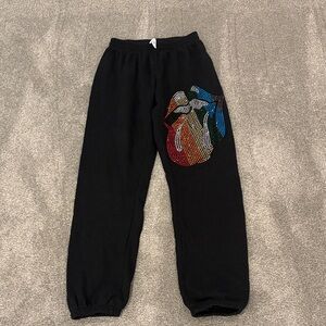 Black Sweatpants with studs